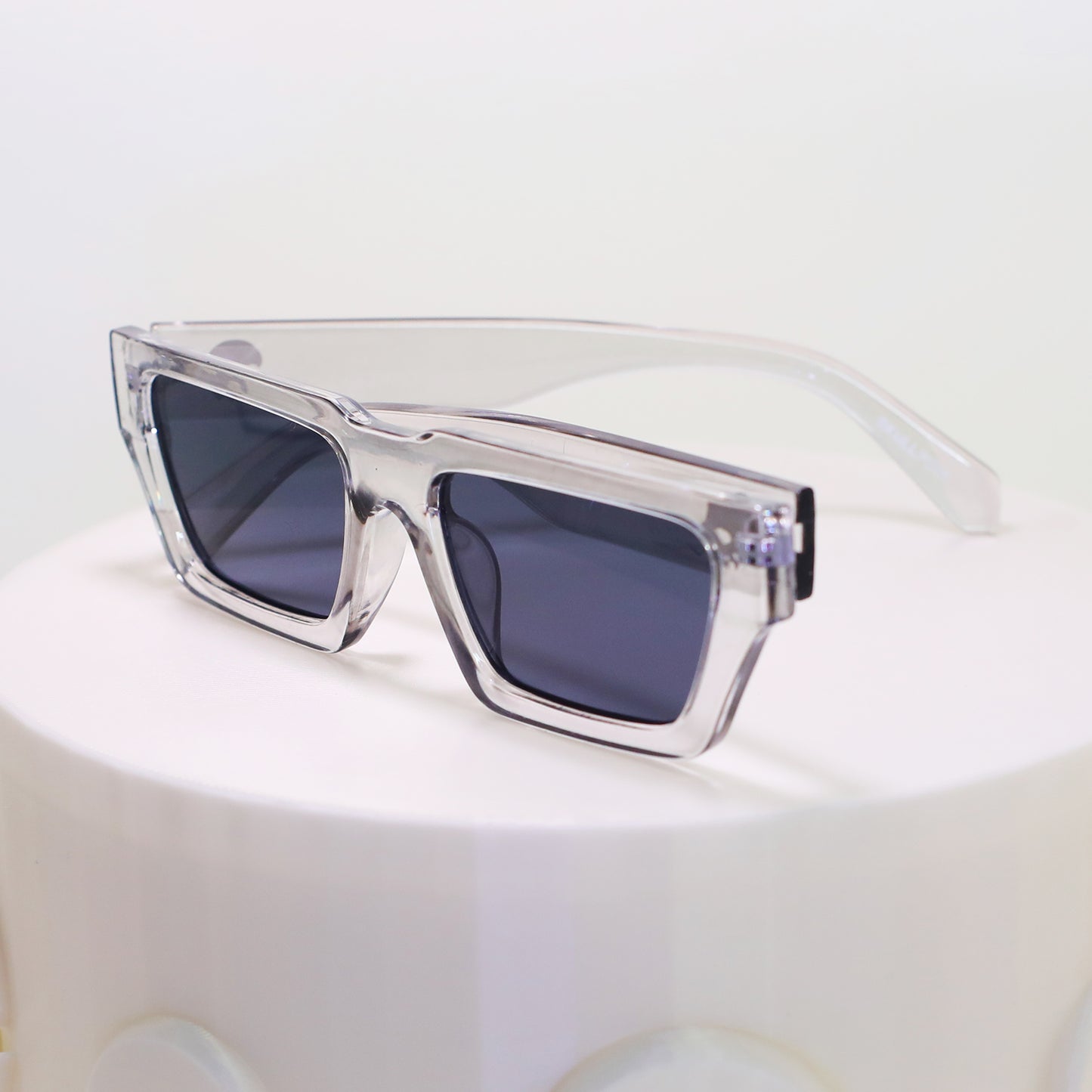 Clear Square Sunglasses