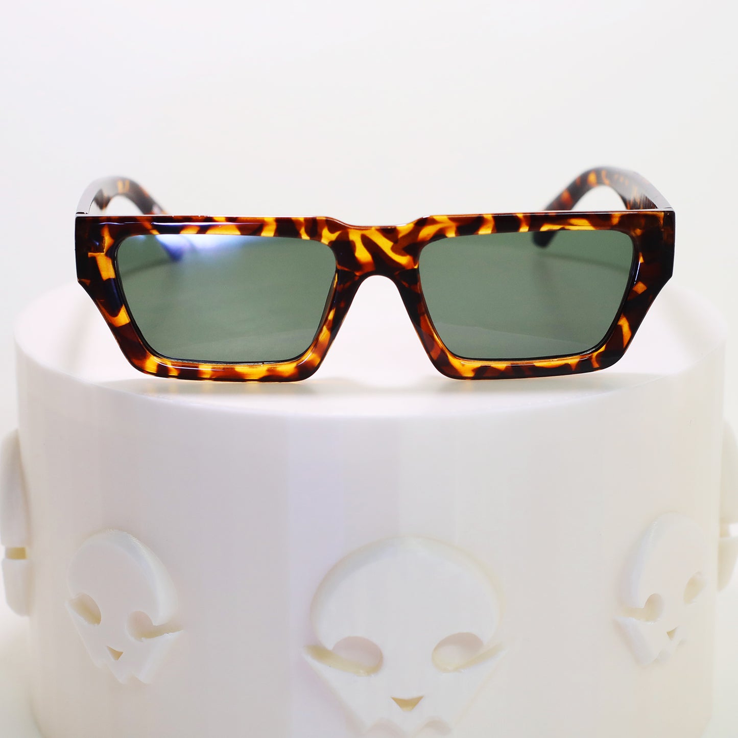 Leopard Square Sunglasses