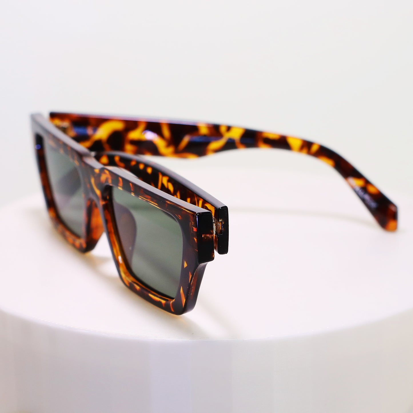 Leopard Square Sunglasses