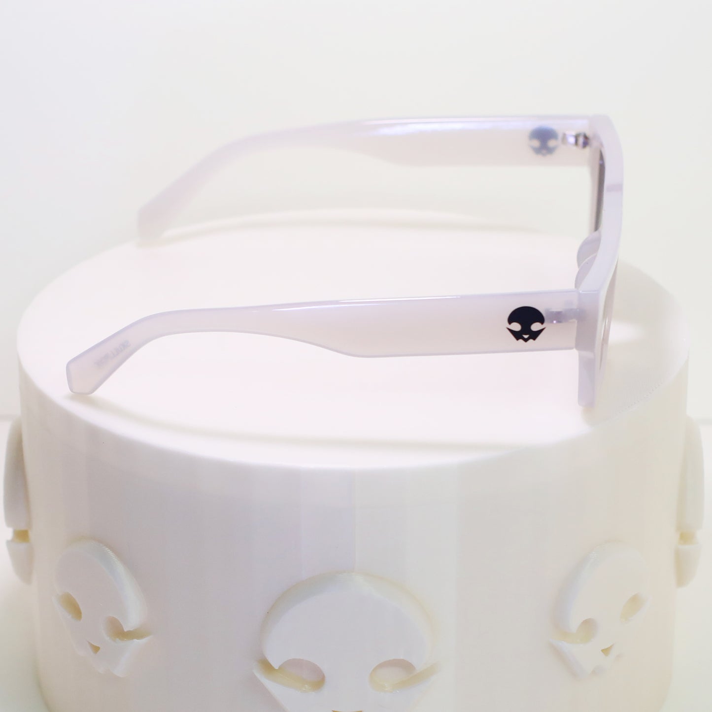 Gummy White Square Sunglasses